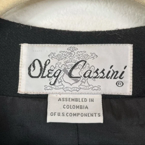 Oleg Cassini Wool Blend Blazer/Skirt Set Size 16 - Picture 7 of 16